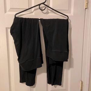 H&M bundle of 2 cotton jersey black leggings